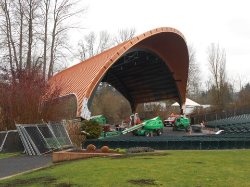 Oregon Roof Consulting Inspected Cuthbert Amphitheater in Eugene, Oregon (Feb 2014)