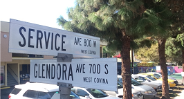 Corner of Glendora Avenue & Service Avenue
