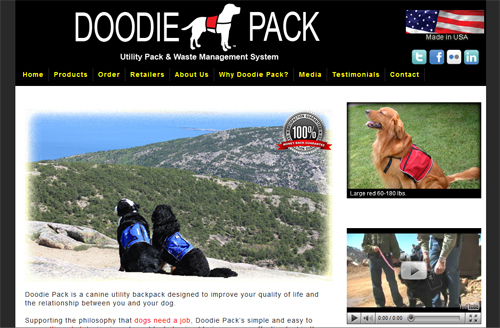 Doodie Pack website
