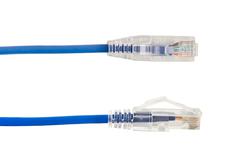 blue CAT6A UTP slim type patch cable