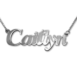 small sterling silver Name Necklace