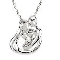 Family Embrace sterling silver necklace