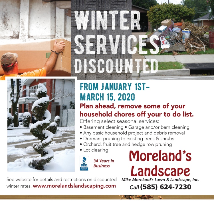 Winter Services Promo 2019 2020, What Do Landscaping Companies In The Winter
