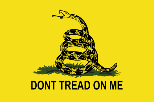 dont tread on me rattlesnake flag