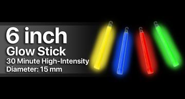 30 Min High-Intensity glow sticks