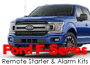Remote Starter Ford F-150, F250, F350, 2-Way Remote Car Starter Kit Code Alarm CA5554 VSS