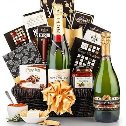 Wish them all the best with only the best available. Wine Baskets: Champagne gift basket delivery