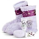 Lavender Spa Booties Gift Set
