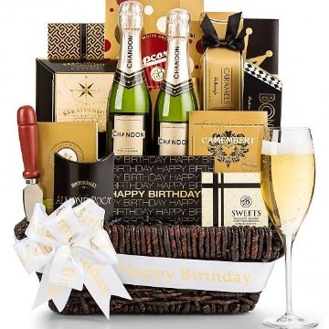 Birthday Wine Basket Delivery