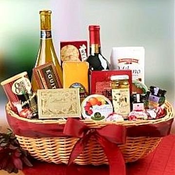 Premium Gourmet Wine Basket