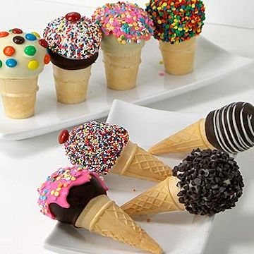 Ice Cream Cone Cake Pops 