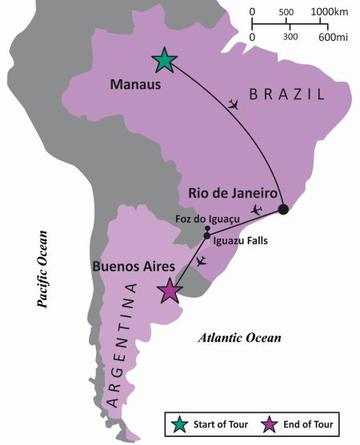 The Wonders of Brazil & Argentina
