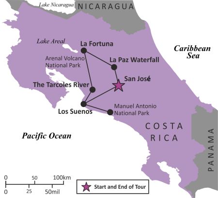 Costarica Map 2022 450 