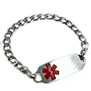 Curb Bracelet Medical Jewelry