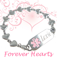 Stainless Forever Hearts Bracelet