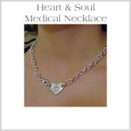 Open Pattern Medical Necklace