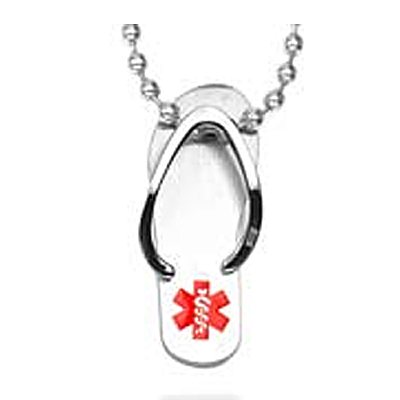 Charming Stainless Medical Necklace