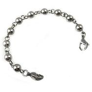 Baubles waterproof stainless steel interchangeable medical strand bracelet-no tag