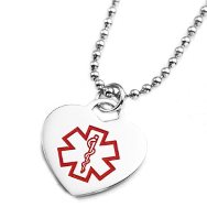 Medical Heart Necklace