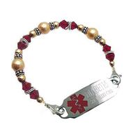  Cashmere in Aqua Medical ID Bracelet Jewelry