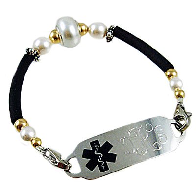 Class Act Pearls Medical ID Jewelry