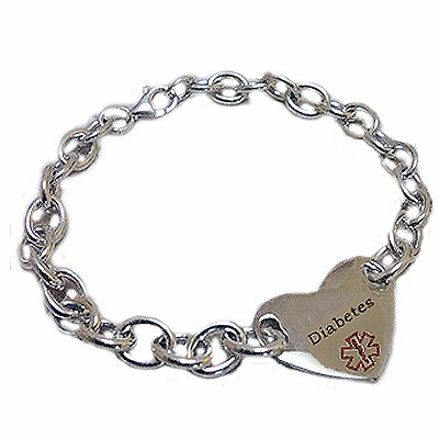 Heart & Soul Medical ID Bracelet for Girls