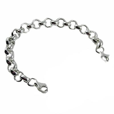 Sterling Silver Plated Rolo Link Interchangeable chain