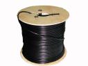 Spool black outdoor ethernet cable