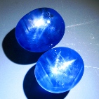 Cornflower blue Ceylon star Sapphire