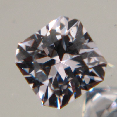 square precision cut extra brilliant spinel from Burma, unheated and natural, no window, IGI report