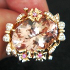 rose pink morganite in pink gold and diamonds and jewelry from the old mines