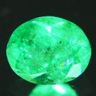 bluish open green emerald oval 