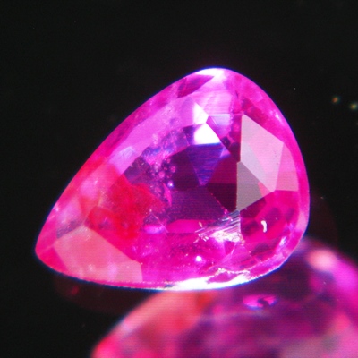 44 points of pure red Burma ruby no treatments, no window, no inclusions
