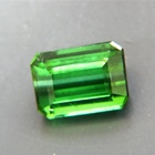 multi-green tourmaline without inclusions or treatments precision cut IGI report included