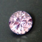 IGI certified pink unheated sapphire in diamond stile and cut and size