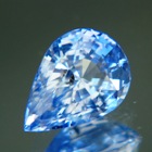 Bright sky blue Ceylon sapphire