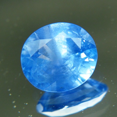 Silky sky blue Ceylon sapphire