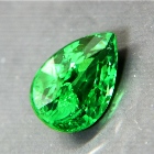 oval Tsavorite unheated and natural in good cutting and finest natural green