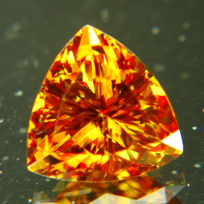 Red green orange yellow Pakistani titanite