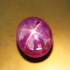 Reddish purple violet Ceylon star Sapphire