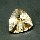 citrine without treatments in precision trillion cut and IGI report 