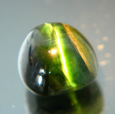 green cat's eye from untreated tourmaline