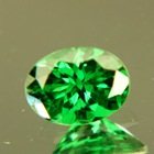 Tsavorite Garnet certified and free of inclusions