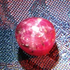 Bordeaux red Indian star Ruby