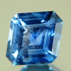 Deep marine blue Montana sapphire