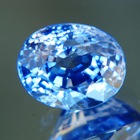 Deep sky blue Ceylon sapphire