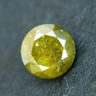 opaque olive green cut brilliant diamonds without artificially coloring over one carat
