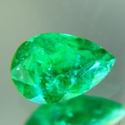 zimbabwe emerald pear fine color quality oil only pear pendant ambition