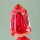 four carat untreated kite shaped ruby