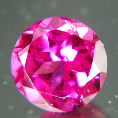 round rhodolite with color change certificate from DSEF